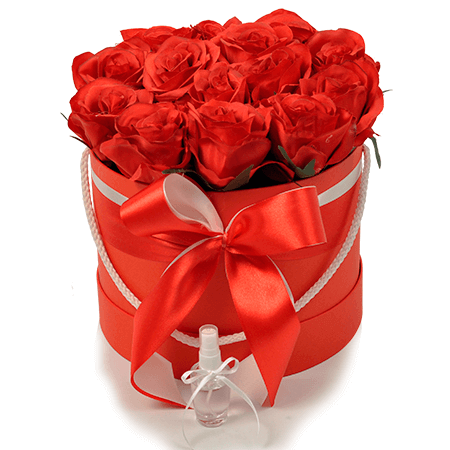 Arranjo Rosas Vermelha ARTIFICIAL para Presente :: InterFlores