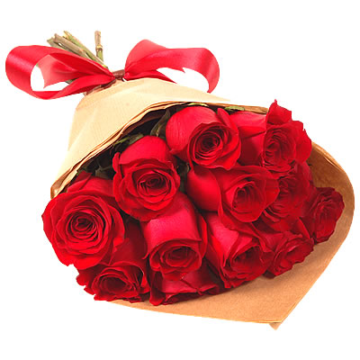 Buque com 12 Rosas Vermelhas Importadas - F.GRÁTIS :: InterFlores