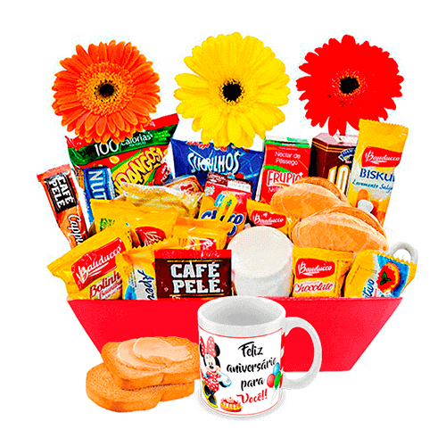 Cesta de Aniversário para Filha InterFlores